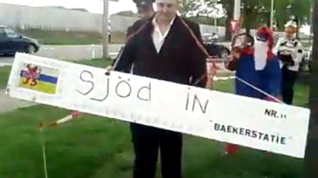Sjutteriej Sjöd in Keuniginnedag aan de Statie