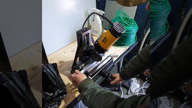 Резка алюминиевой трубы с помощью Rems Cento