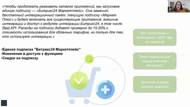 Новые правила подписки Битрикс24 Маркетплейс в 2025 году