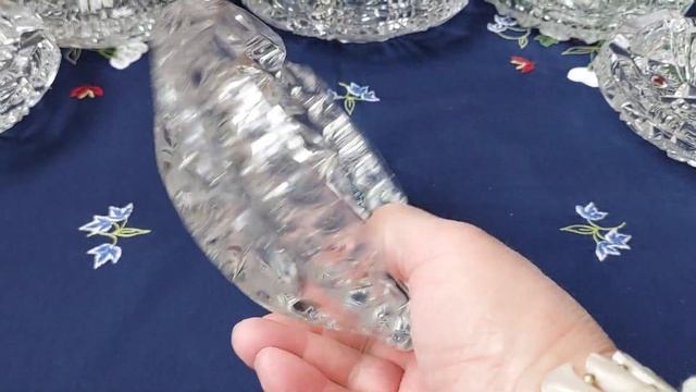 Советский прозрачный хрусталь!!!❄️❄️❄️ Пепельницы.💎💎💎