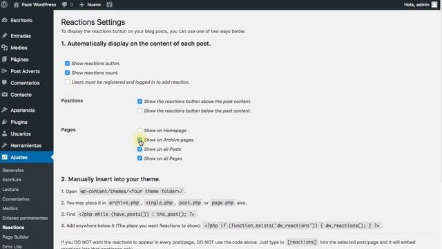 Facebook en WordPress ¡añade reacciones que molen!