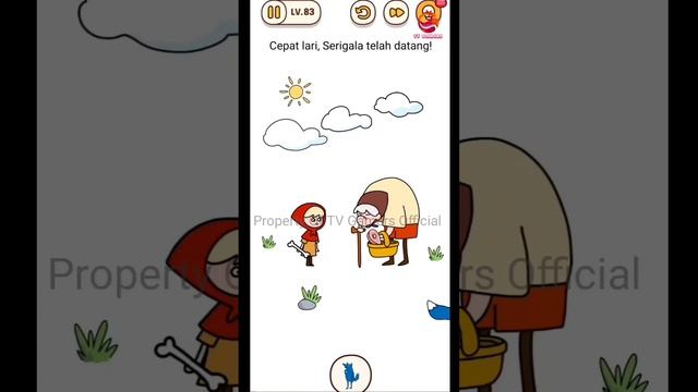 BRAIN FIND || LEVEL NO. 83 || CEPATLAH LARI, SERIGALA TELAH DATANG ❗