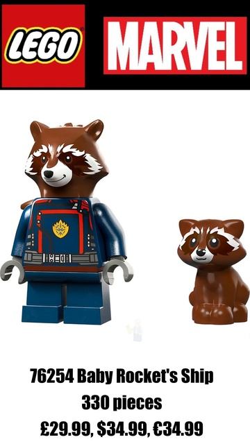 NEW LEGO Marvel 76254 - Baby Rocket’s Ship 2023 Revealed (Guardians of the Galaxy Volume 3) #shorts
