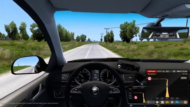 Euro Truck Simulator 2 2023 TMP No Rules Server Jumping A Ramp With A Monster Cop Car