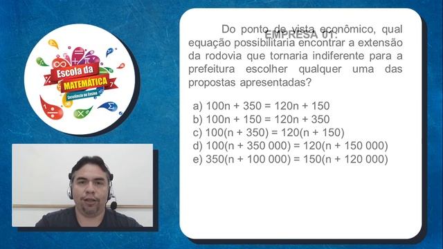 02) EQ. DO 1o GRAU - ENEM
