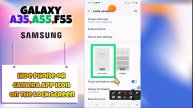 How to Hide Phone or Camera App Icon On The Lock Screen Samsung A35, A55, F55