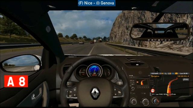 France & Italy (F&I): A8 + A10 / Nice - Genova (ETS2)