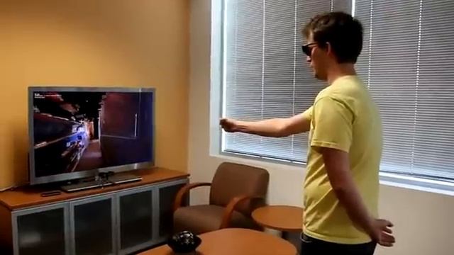 Interactive 3D Avatar-like flythrough with Kinect style camera