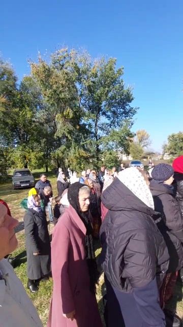 Молебен в селе Терновка.