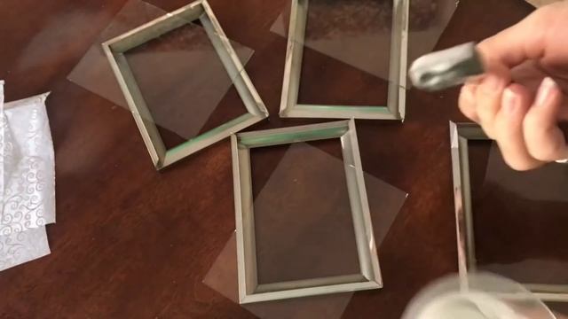 DIY Picture Frame Candle Holders