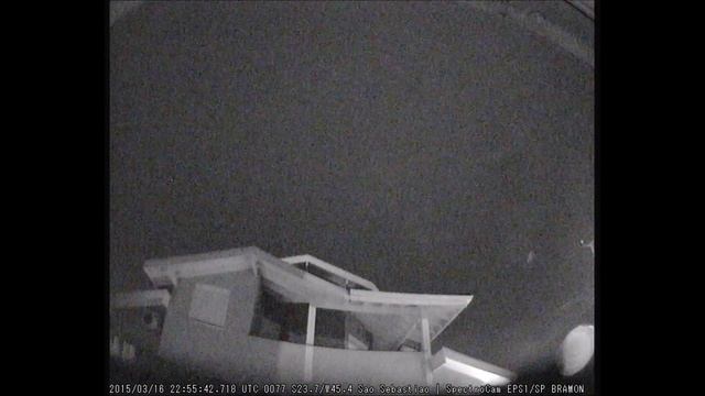 After Thunderstorm: Meteor and Birds in Brazil (Cmos Color Camera)