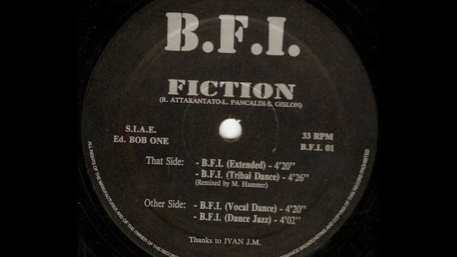 B.F.I. Featuring Sylvia Carter - Fiction (Vocal Dance) (B1)