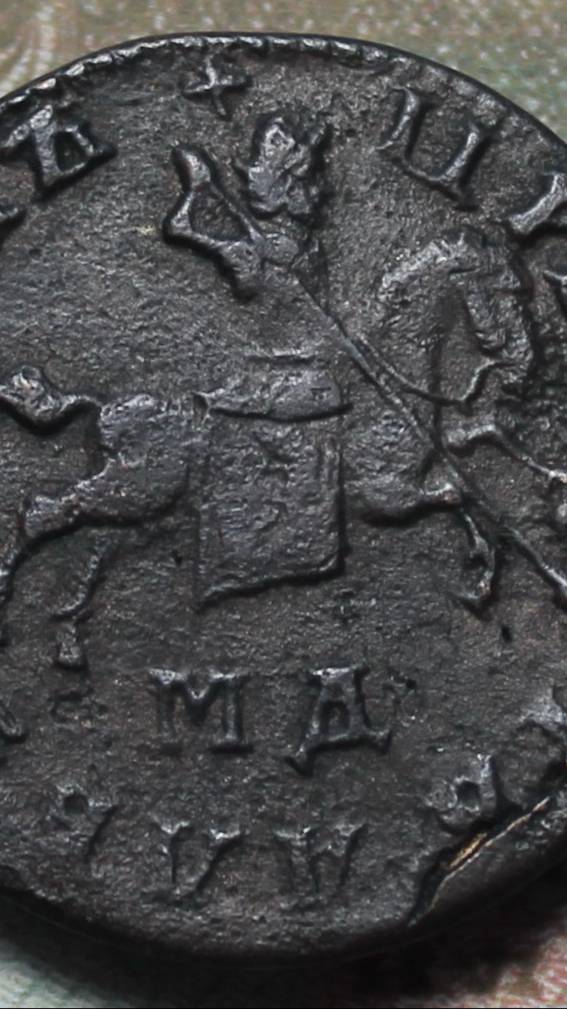 медные монеты петра первого. копейка,деньга 1703-1710