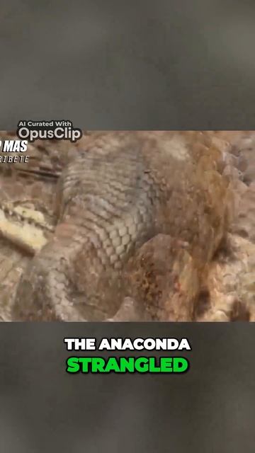 Deadly Confrontations  Anaconda and Caiman Battle for Survival in Amazon