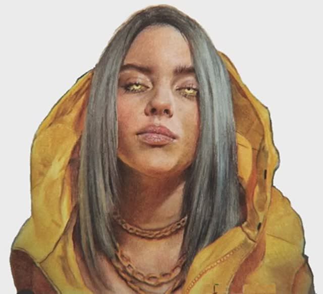 How to draw Billie Eilish #5