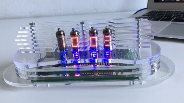 Numitron custom Nixie clock