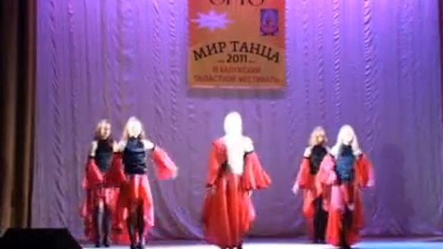 Flamenco - a stylization. Dance Studio "LAKSHMI" junior group "Tiras"