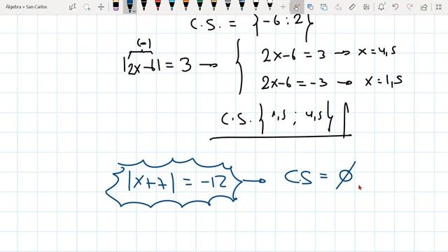 2do valor absoluto algebra