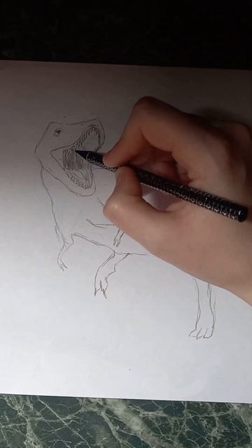 T-rex🦖 #t-rex #dinosaur #shorts #pictures #ти-рекс #динозавры #рисунки #творчество