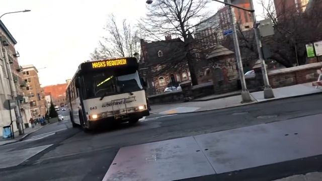 Bee-Line Bus Orion V School Tripper Route 32 To Rumsey & Spruce #643 Yonkers Getty Square 05.501 OB