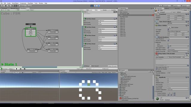 unity playmaker raycasting