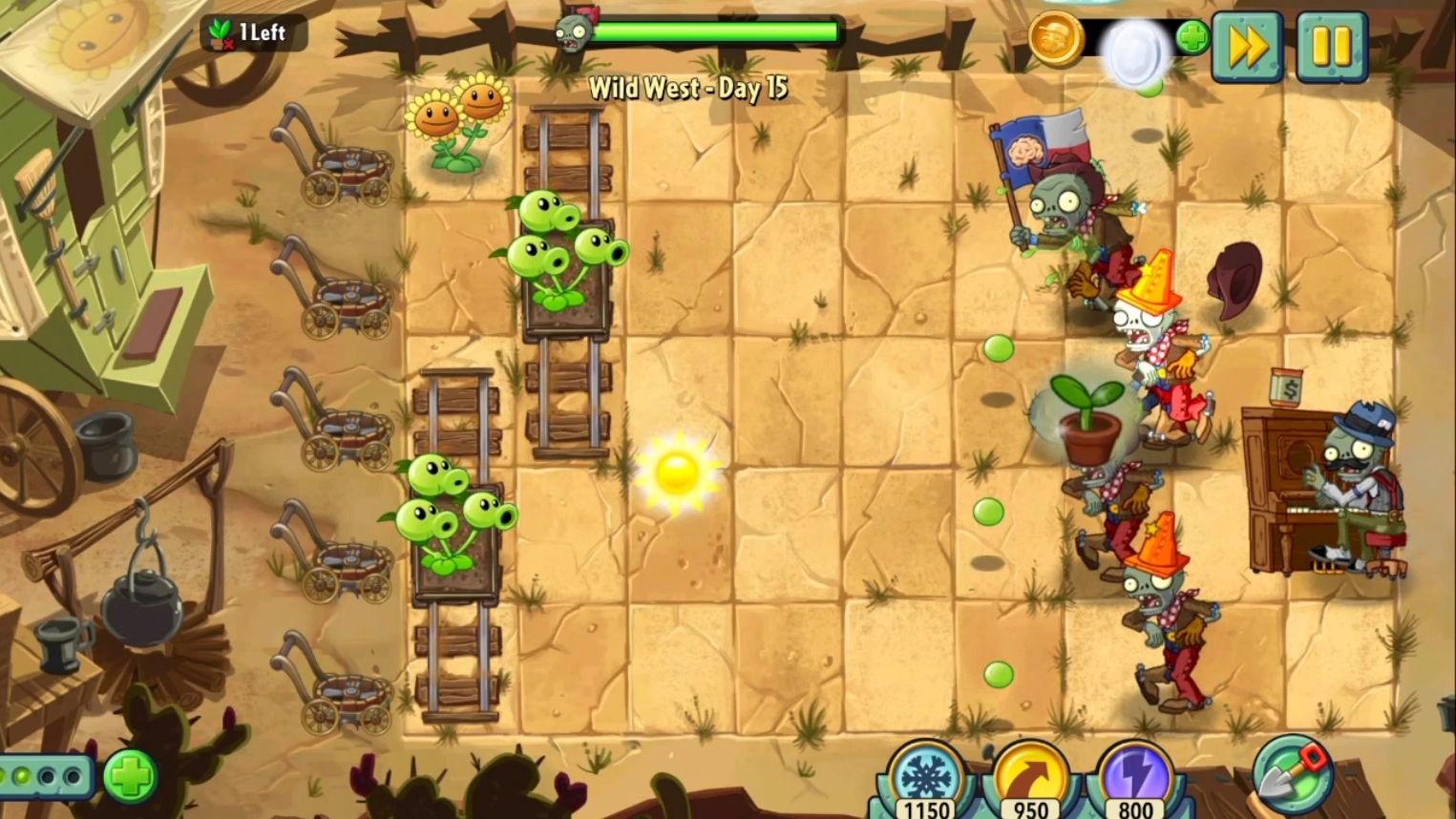 Я ПРОШЁЛ ПВЗ УРОВЕНЬ ВСЕГО ЛИШЬ С ДВУМЯ РАСТЕНИЯМИ