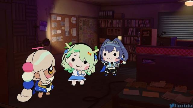 Fauna acting as your Clumsy Radio Host but the Silence is Golden