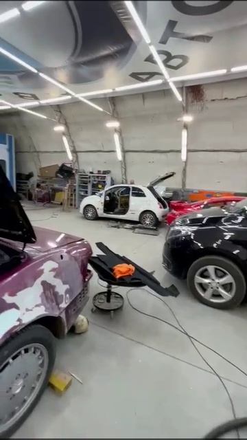 реставрация Mercedes R129 ( авто не моё)