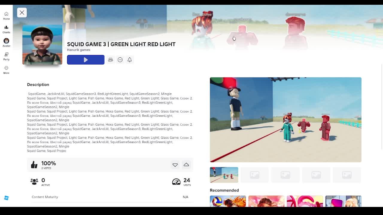 Roblox. Squid Game 3
