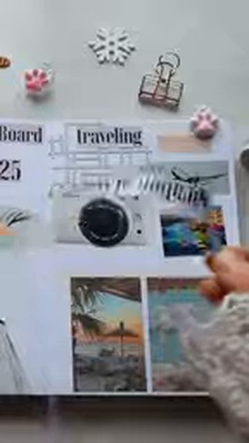 asmr vision board 2025 #visionboard #bulletjournal #asmr
