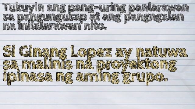 (FILIPINO) Ano ang Pang-uring Panlarawan? | #iQuestionPH