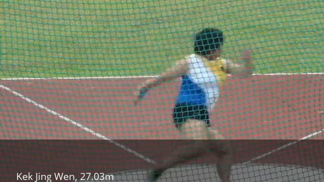 Kek Jing Wen, 2015 SAA Series 1 Girls Discus Throw (1kg) Youth