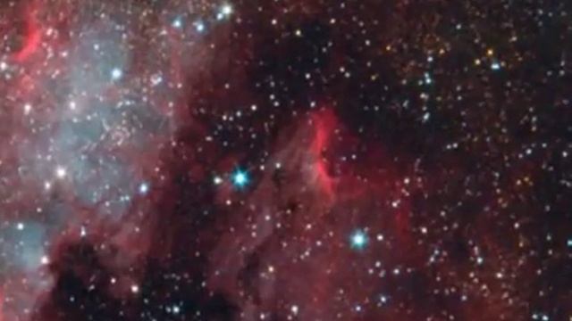 Zoom in into Pelican nebula