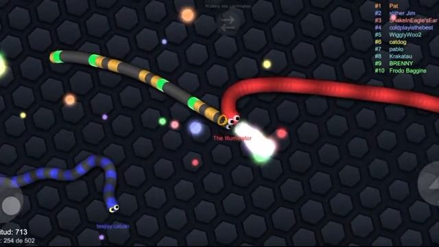 ¡LLEGANDO A TOP #1 EN SLITHER.IO!