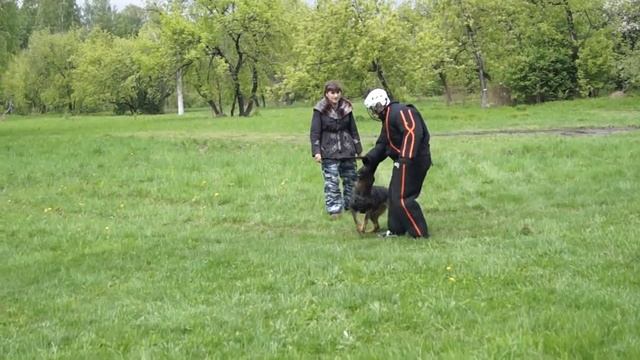 Бади уронила фигуранта и упала вместе с ним