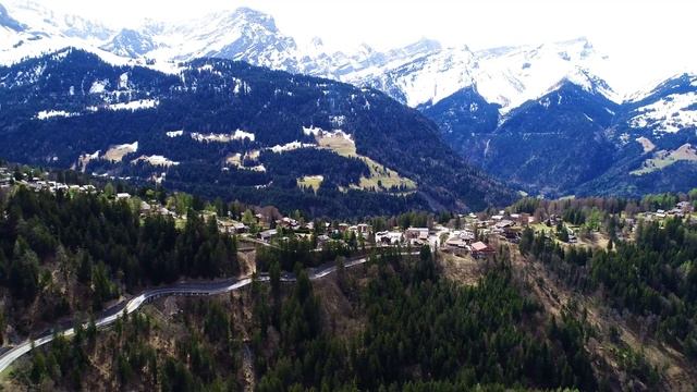 Switzerland Gryon drone 4k, , phantom4 pro 4K