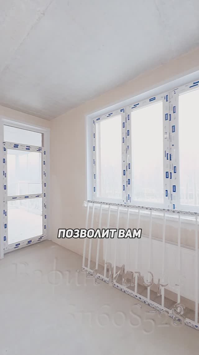 Обзор двухкомнатной квартиры общей площадью 68 м2. с хорошей предчистовой отделкой. ДОМ СДАН.