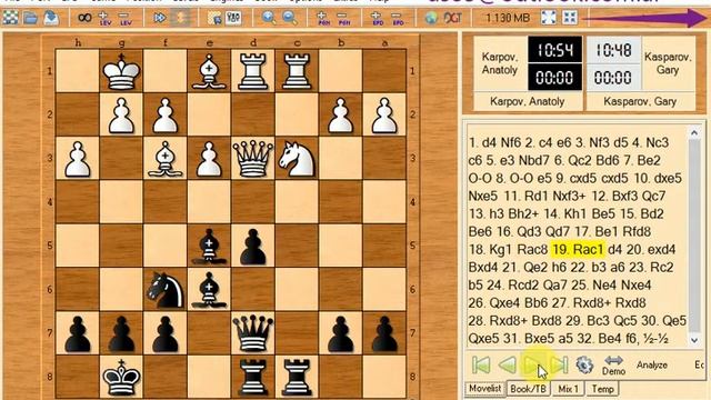 Garry kasparov and karpov a 1991 linares == 156