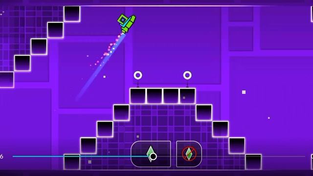 играю в Geometry Dash!