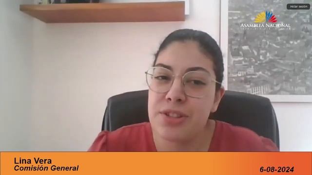 Lina Vera Defensora de los derechos de los Niños - Sesión 952 - Comisión General