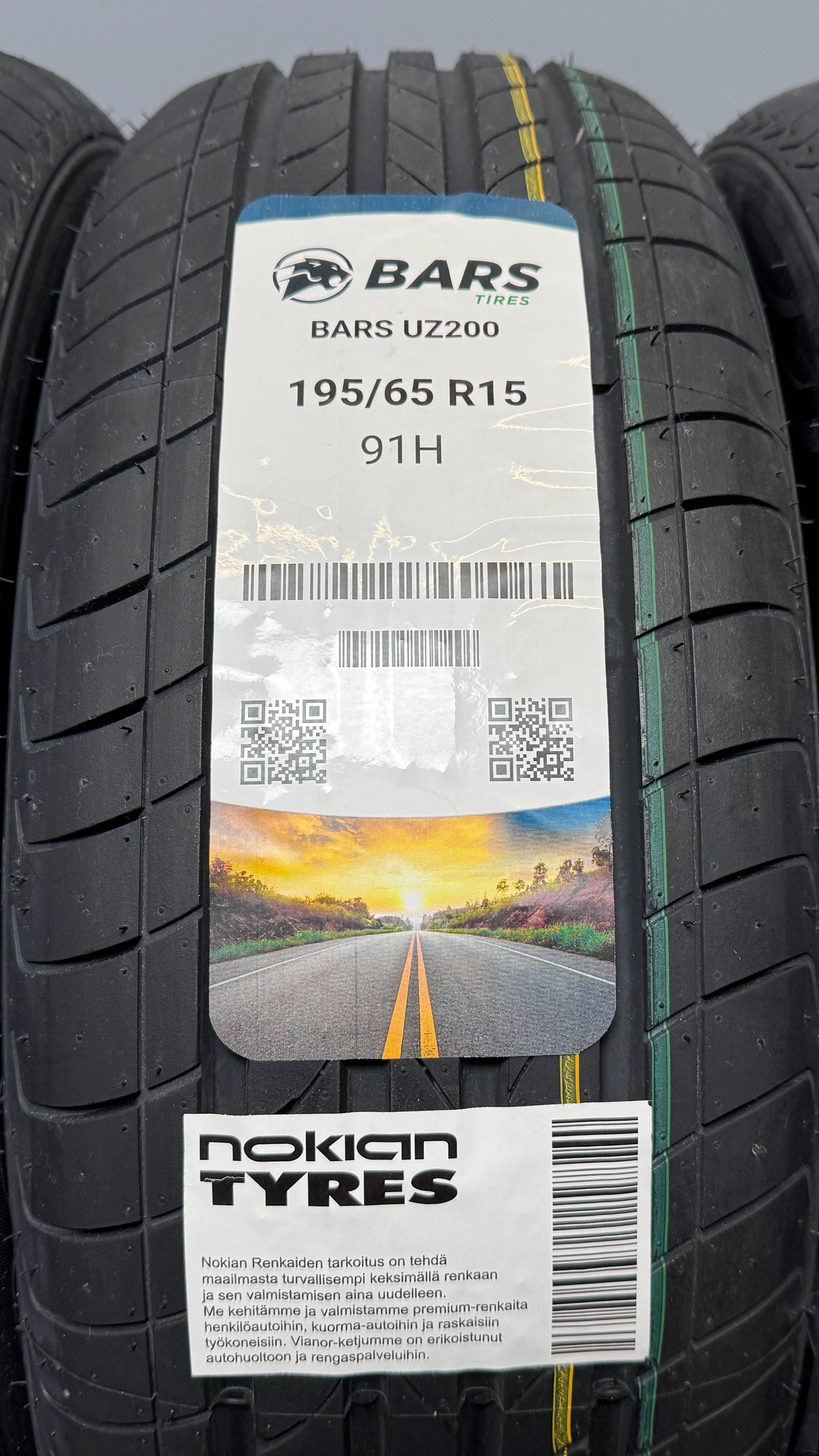 BARS UZ200 195/65 R15 91H