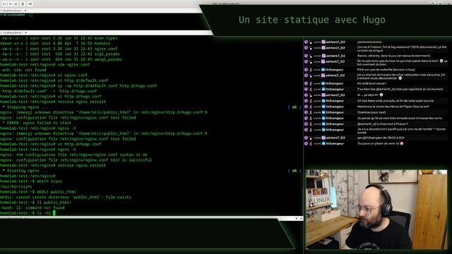 Un site statique avec Hugo - stream du 7 avril 2024