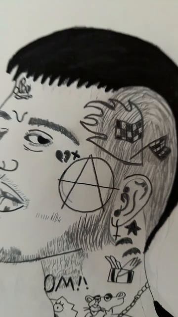 i drew lil peep #lilpeep #drawing #art #sketch