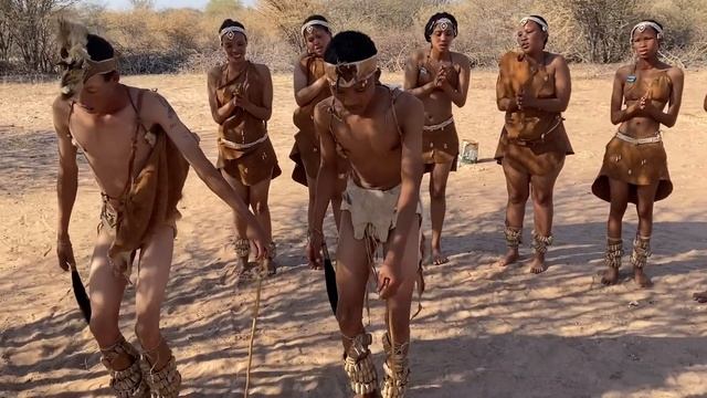 Bush Men - The First people in Southern African Region. #Howtheylive #Africantribes #Botswana 🇧🇼