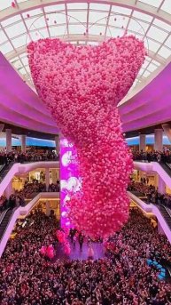 СЕРДЦЕ ИЗ ШАРОВ #сбросшаров