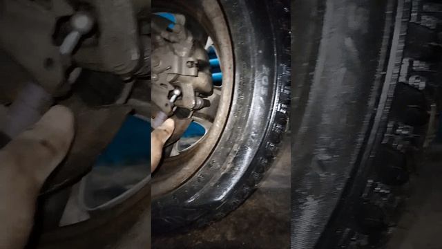 Установка троса  электроручника Опель Мерива В
