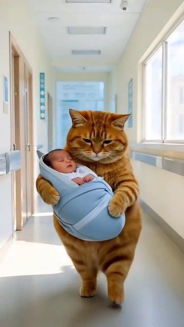 У рыжего кота новые зобыты