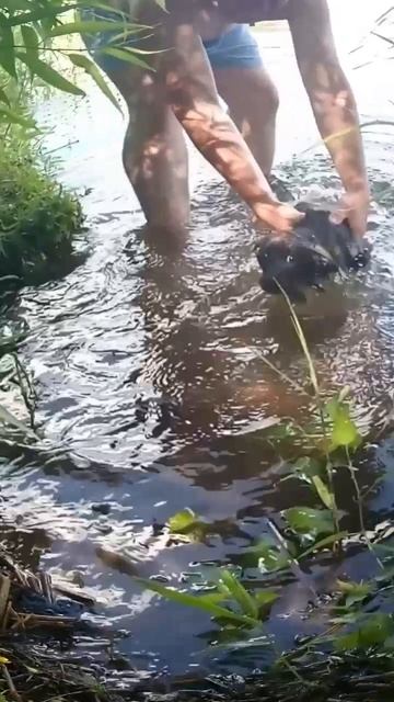Тея боится воды 😨