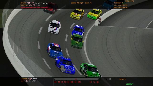 Nr2003 Five Flags 100 2009 Hornet Cup Series Race 2/10 NASCAR Racing 2003 Season