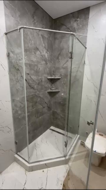 душевое ограждение трапеция